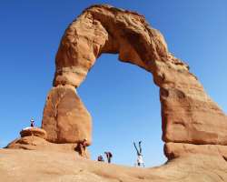 The notable attractions in the park are balanced rock, delicate arch, double arch, wall arch, and more.